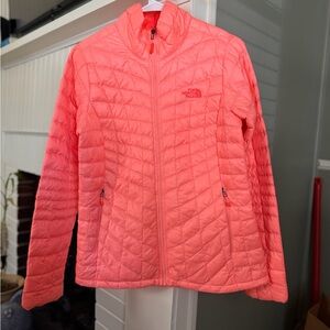 The North Face Women's Coral Pink Puffer Jacket